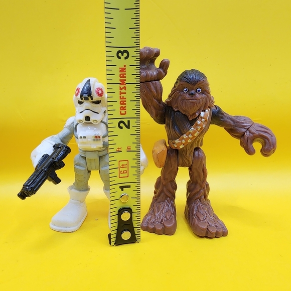 Fisher Price Imaginext Lot Star Wars Stormtrooper Chewbacca 3" - Picture 4 of 9